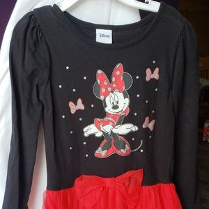 Young girls Minnie Mouse dress